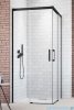 Radaway Idea Black Kdd kabina 80x90cm szkło przejrzyste 
